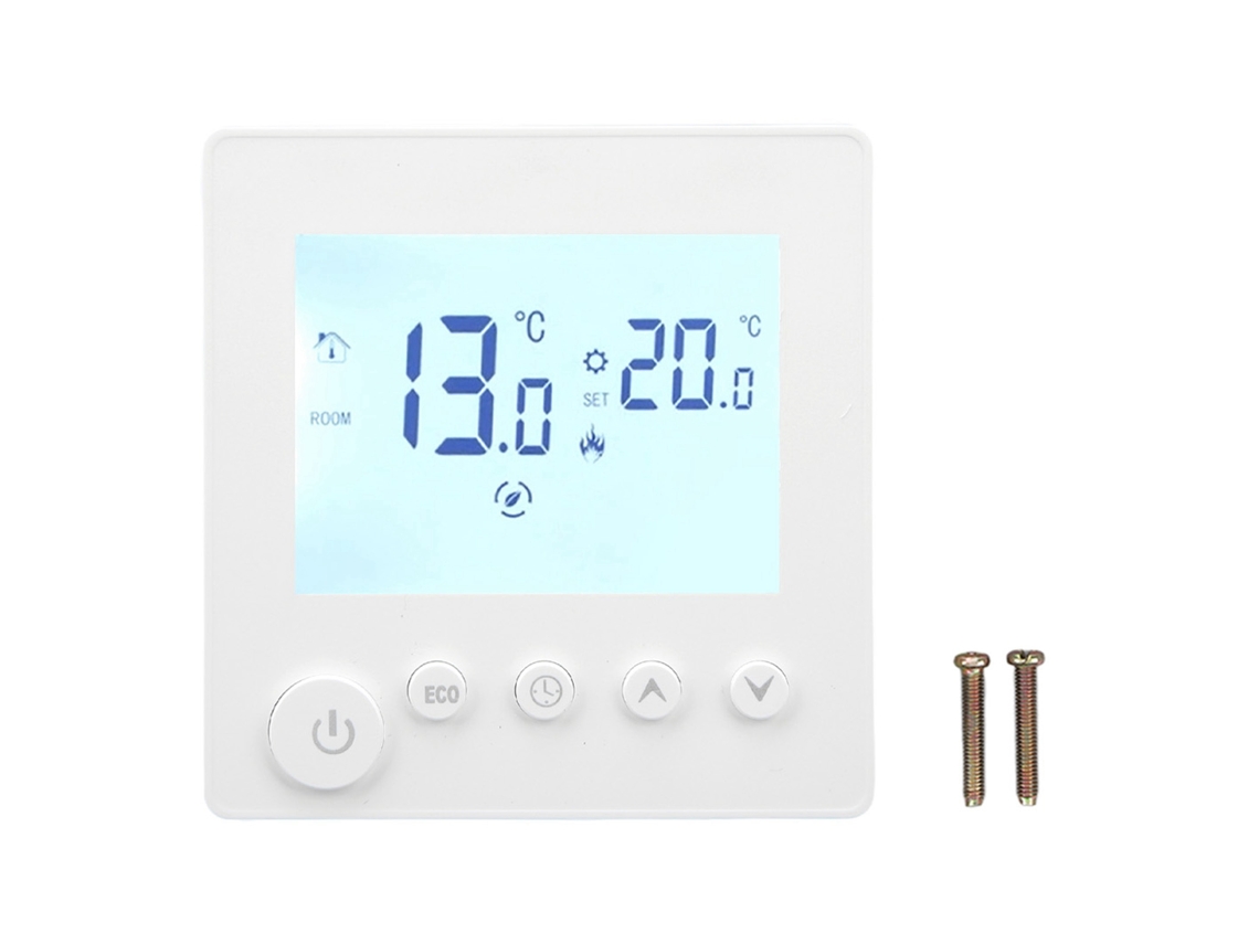 Termostato Digital Com Display Lcd Controle De Temperatura Programável Para Aquecimento