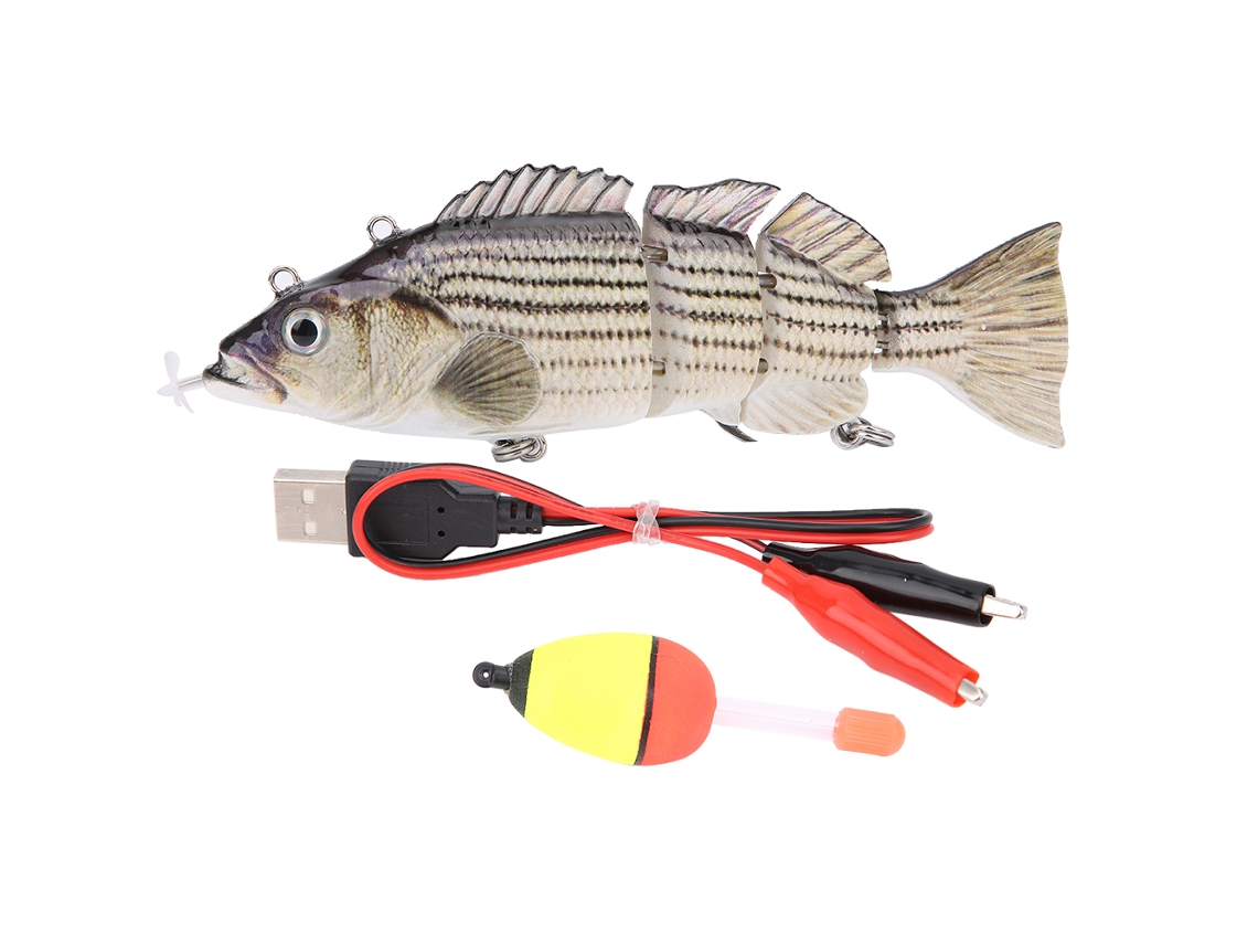 Lure (electric Multi-section Automatic Charging) 14cm Electric Multi-section Bait Lure Automatic Charging Lure 6