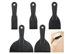 5 Lâminas De Massa, Ferramenta Flexível, Lâmina De Plástico Para Decalques, Papel De Parede, Cozinha E Carro (1.5/2/3/4/6polegadas)