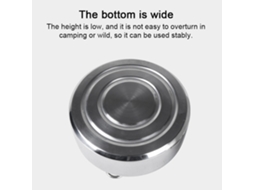 Chaleira de Aço Inox Portátil Camping 1l