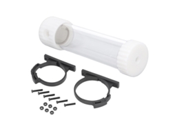 Reservatório Transparente Cilíndrico De 515ml Para Resfriamento De Água De Pc 265mm Branco