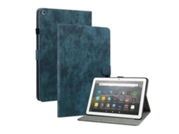 Capa de PU com estampa de tigre Webake para tablet Amazon Fire HD 8 (2015/2016/2017/2018)