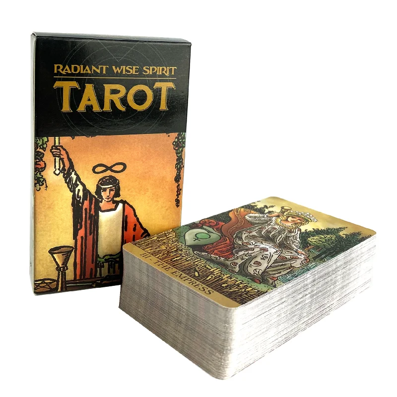 Brilhante Espírito De Sabedoria Tarot Casual Festa Jogos De Tabuleiro De Alta Qualidade Adivinhação Profecia Oráculo Cartões