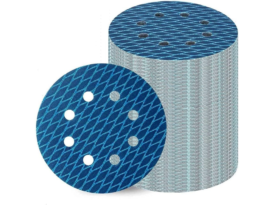 Conjunto de 70 Lixas para Lixadeira Orbital, Discos de 5 Polegadas com 8 Furos e Grão 320. SFUSHOS