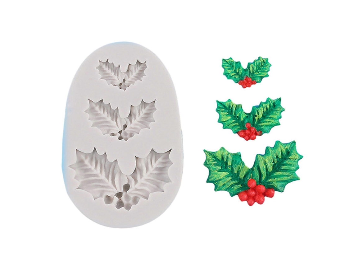 Molde De Silicone 08bcandy Para Árvore De Natal, Chapéu E Meias - Ideal Para Fondant, Bolos, Doces E Decoração De Natal. Perfeito Para Confeitaria, Ar