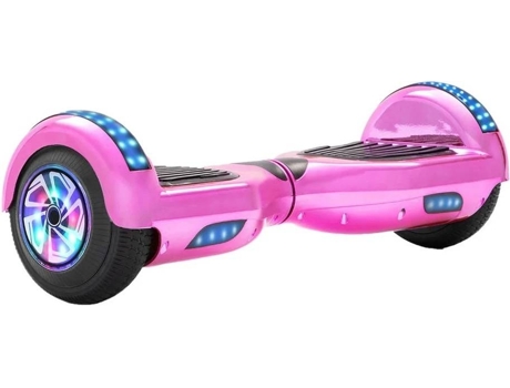 Hoverboard E-RIDES 6.5TL-C 18 Rosa (Autonomia: 1 h  Velocidade Máx: 12 km/h)