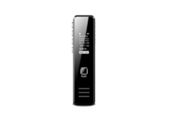 Lurelia Gravador De Voz Digital Com Usb Recarregável, Ativação Por Voz, Redução De Ruído Para Reuniões, Aulas, Entrevistas - Preto