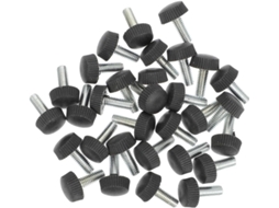 Doitool Conjunto De 30-niveladores Pés Ajustáveis Para Móveis, Em Pp Preto, Com Superfície Lisa, Para Mesas, Armários E