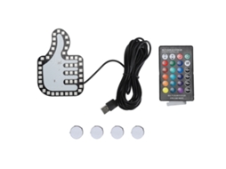 Luz Led Gestual Carro Controle Remoto 5v