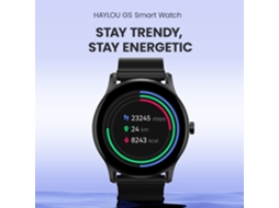 Relógio Inteligente Haylou GS LS09A, Leve, Resistente à Água IP68, 12 Modos de Exercício, Estilo Elegante e Casual (38 G) (S/MARCA)