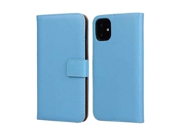 Capa Carteira Azul Para Iphone 11 Com Bolso Protetor - Compatível Com Iphone 11/11 Pro/11 Pro Max