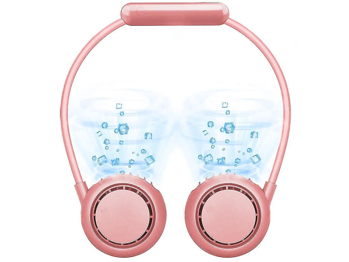 Mini Ventilador Usb Rosa, Recarregável e Portátil. MDUG