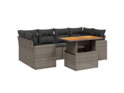 Garden Sofa Set, Garden Sofa Sets Vidaxl Cinzeto Rattan / Vime (n/a)