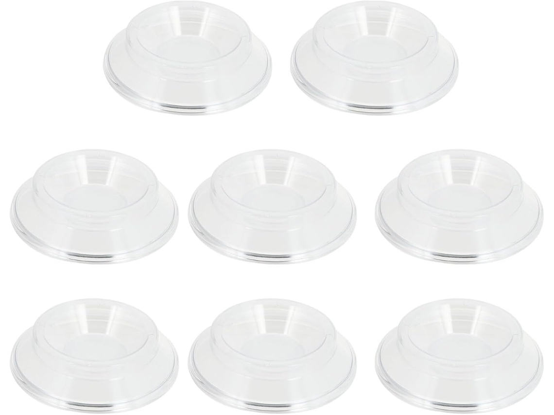 Partykindom Almofadas Protetoras Transparentes De Policarbonato Para Piano Vertical, 8 Peças Antiderrapantes Para