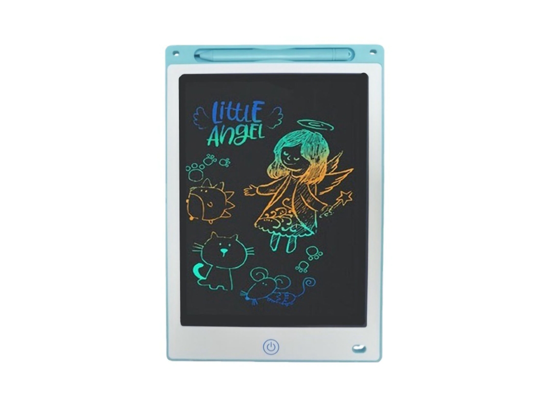 Walshlxq tableta Lcd para Crianças, Tableta Eletrônica de Desenho Portátil, Quadro de Doodle, Brinquedo Educativo, Cor Azul Claro