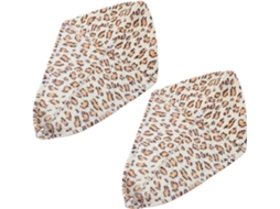 Secador de cabelo de microfibra absorvente e confortável com estampa de tucanos, conjunto de 2 unidades.