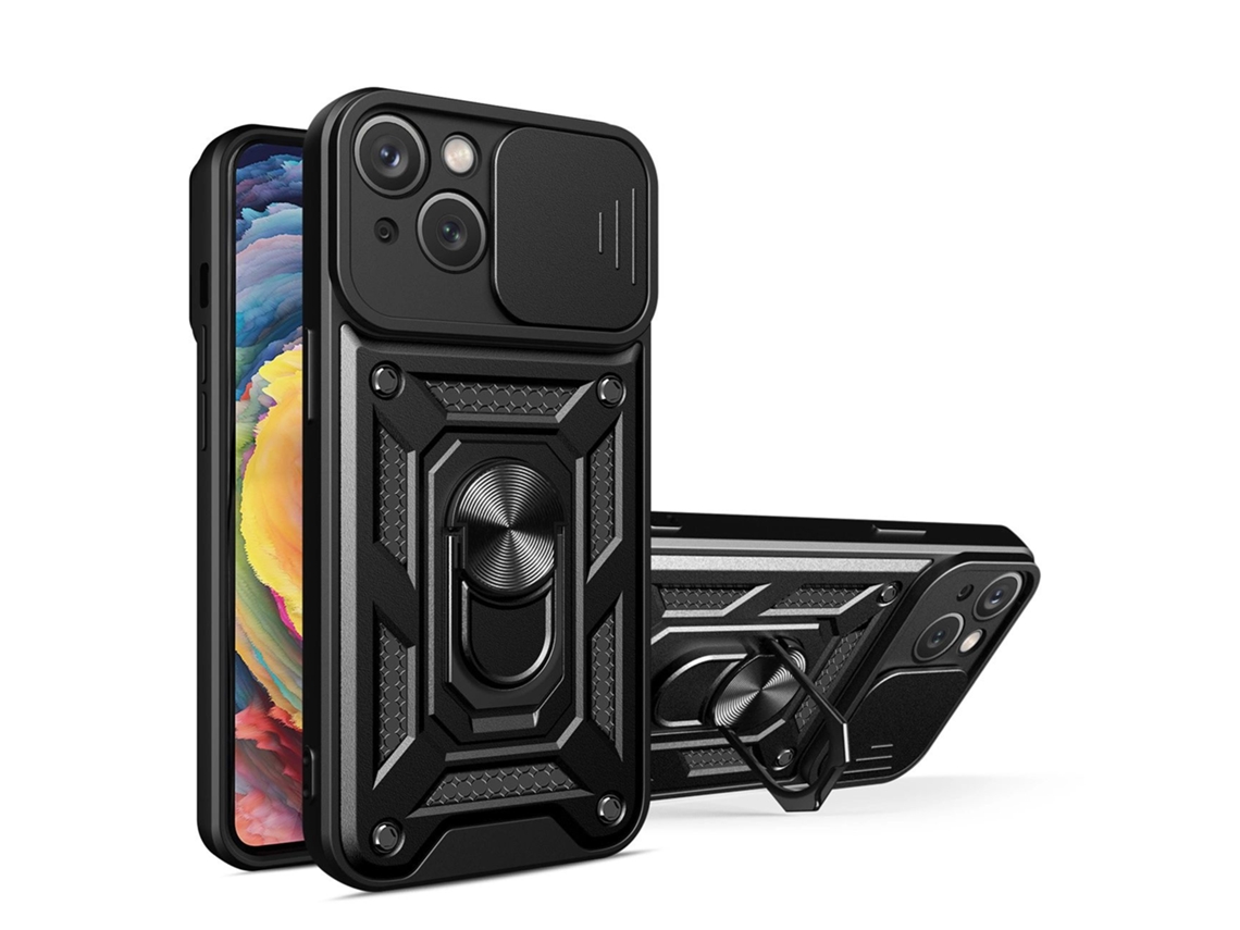 Capa Blindada Cobertura Câmera para Motorola Motorola Moto G62 5G Pele Sintética Preto