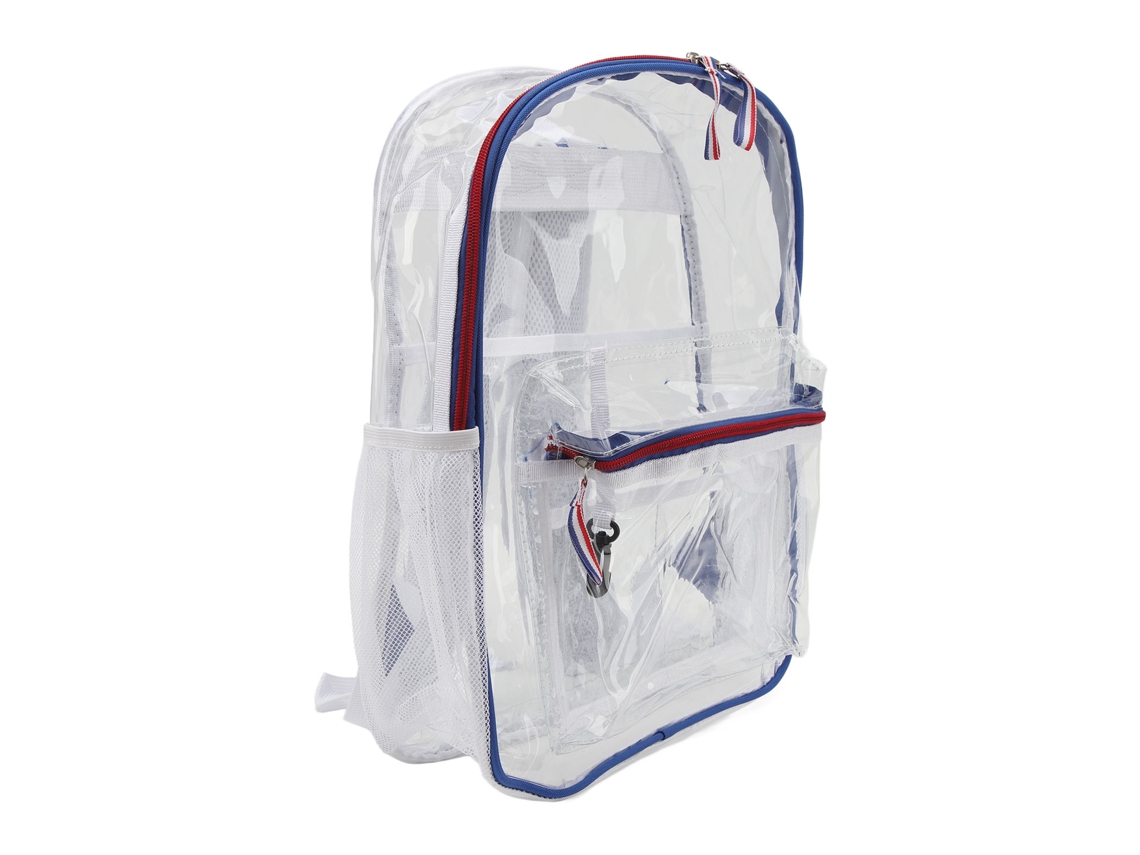 Mochila Transparente Pvc Grande Capacidade Unissex