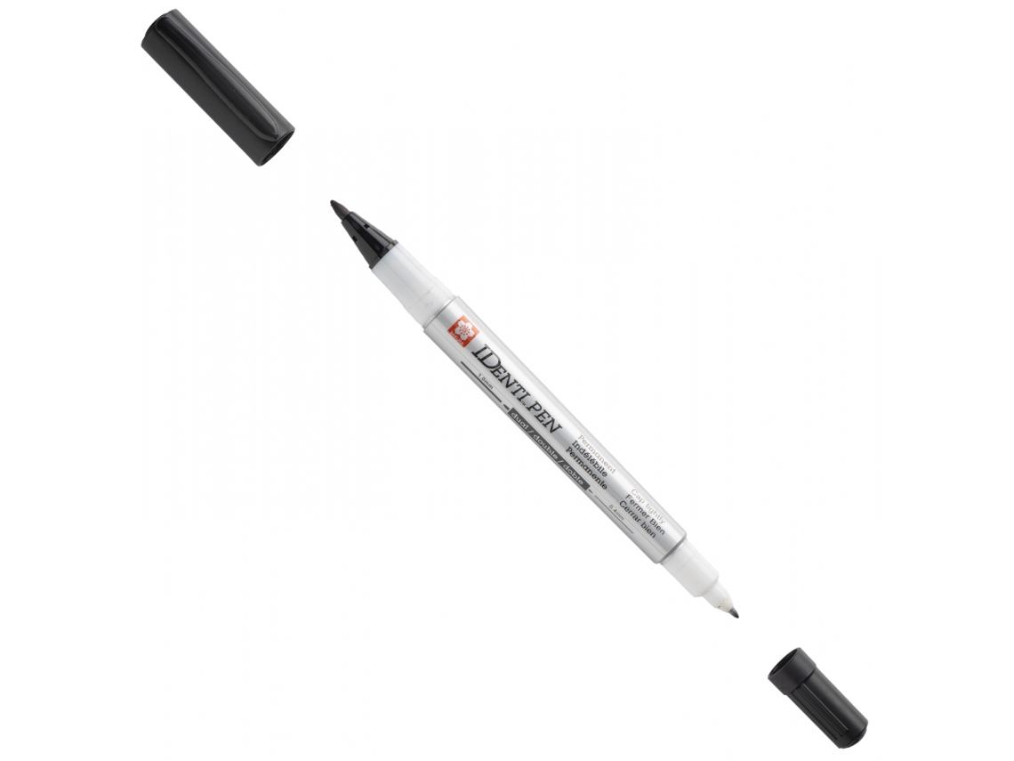Identi Pen SAKURA com Duas Pontas Preto