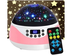 Luz Noturna Com Projetor Estrela Para Crianças Com Música E Temporizador Luz Noturna Calmante Para Dormir Com Controle Remoto E Projeção De Bestvite