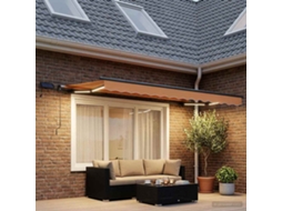 Vidaxl Toldo Retrátil Areia 300 X 250 Cm Tecido E Alumínio