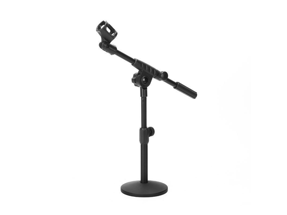 Suporte de Microfone para Mesa com Braço Ajustável e Suporte Universal