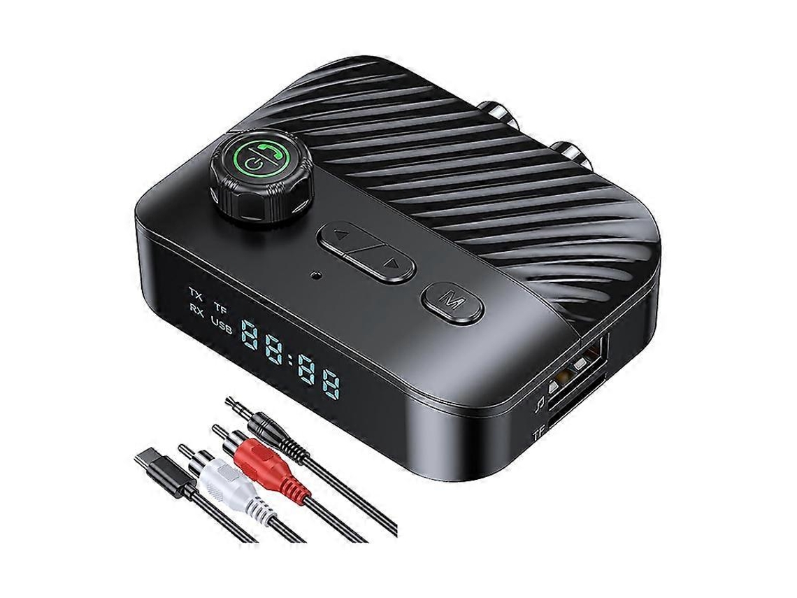 Transmissor Receptor Bluetooth 5.3 Estéreo Display Led PENGDSJE