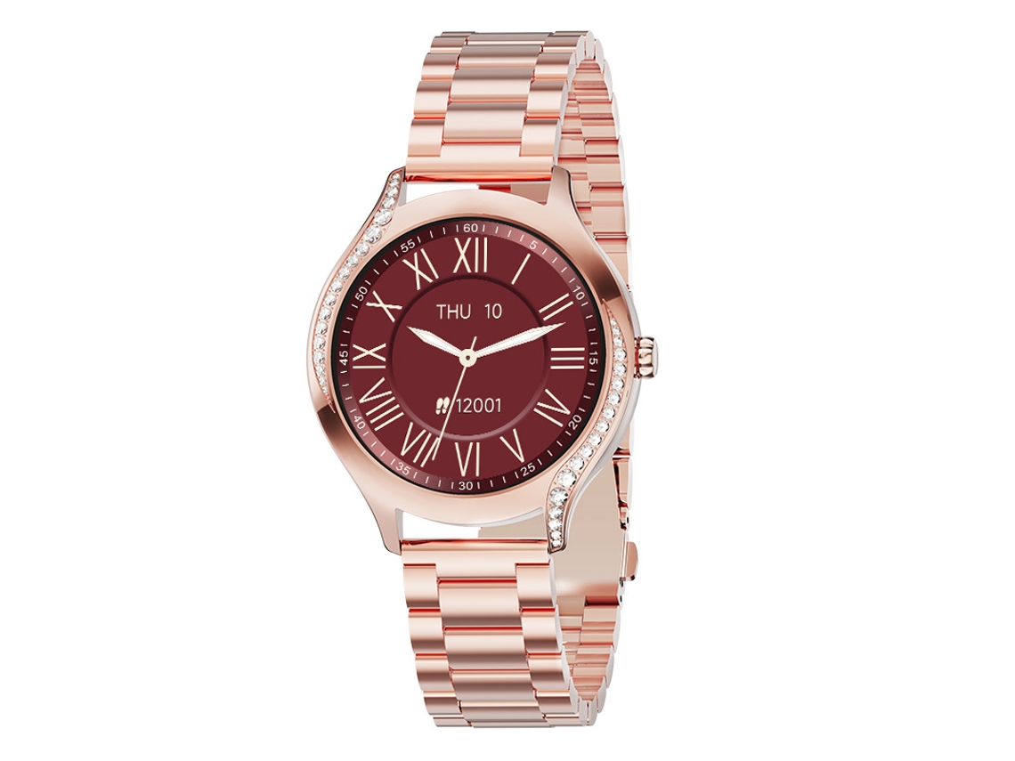 Smart Watch T214 Monitor de Saúde de Chamadas Bluetooth Dourado GODTVAGT