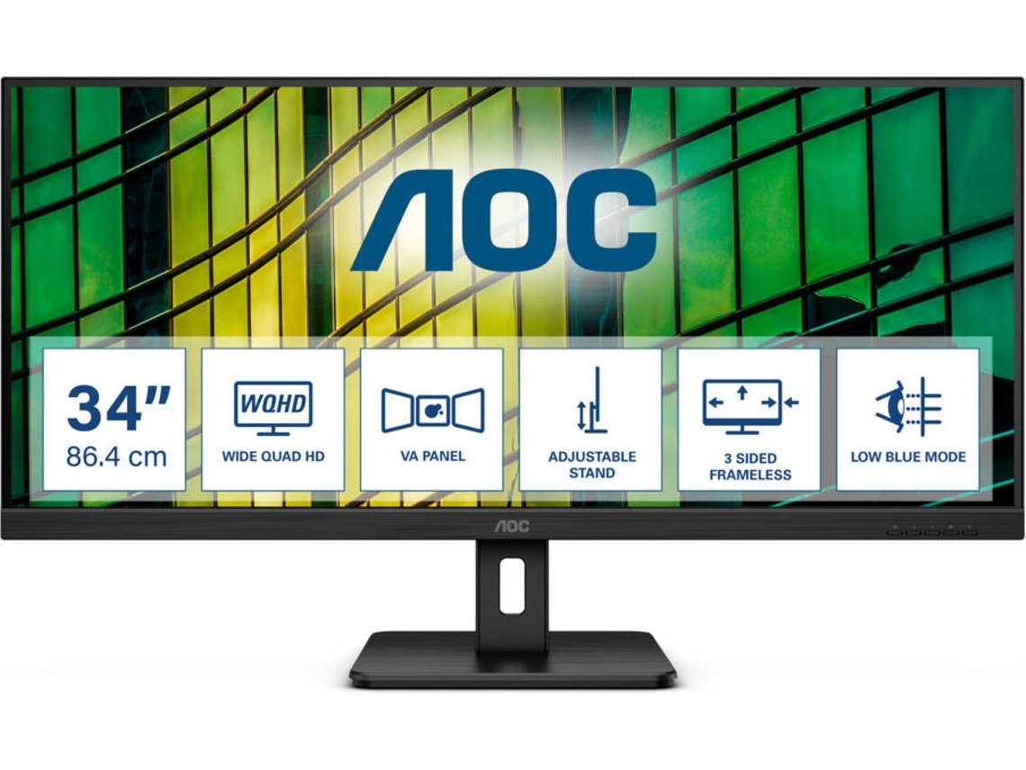 Monitor AOC U34E2M (Outlet Grade A - 34'' - Led VA - QHD)