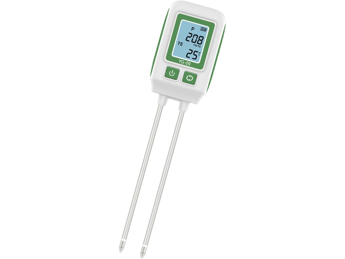 Analisador Eletrônico De Solo Com Dois Detectores Para Análise Níveis Nutrientes E Temperatura Sem Necessidade