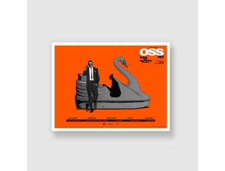 Cartaz KUBBICK Oss 117 Rio Ne Répond Plus