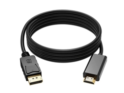 Cabo Dp para Hdmi de 1,8 M Transmissão Vídeo 4k Ultra Hd AQUAFORGE