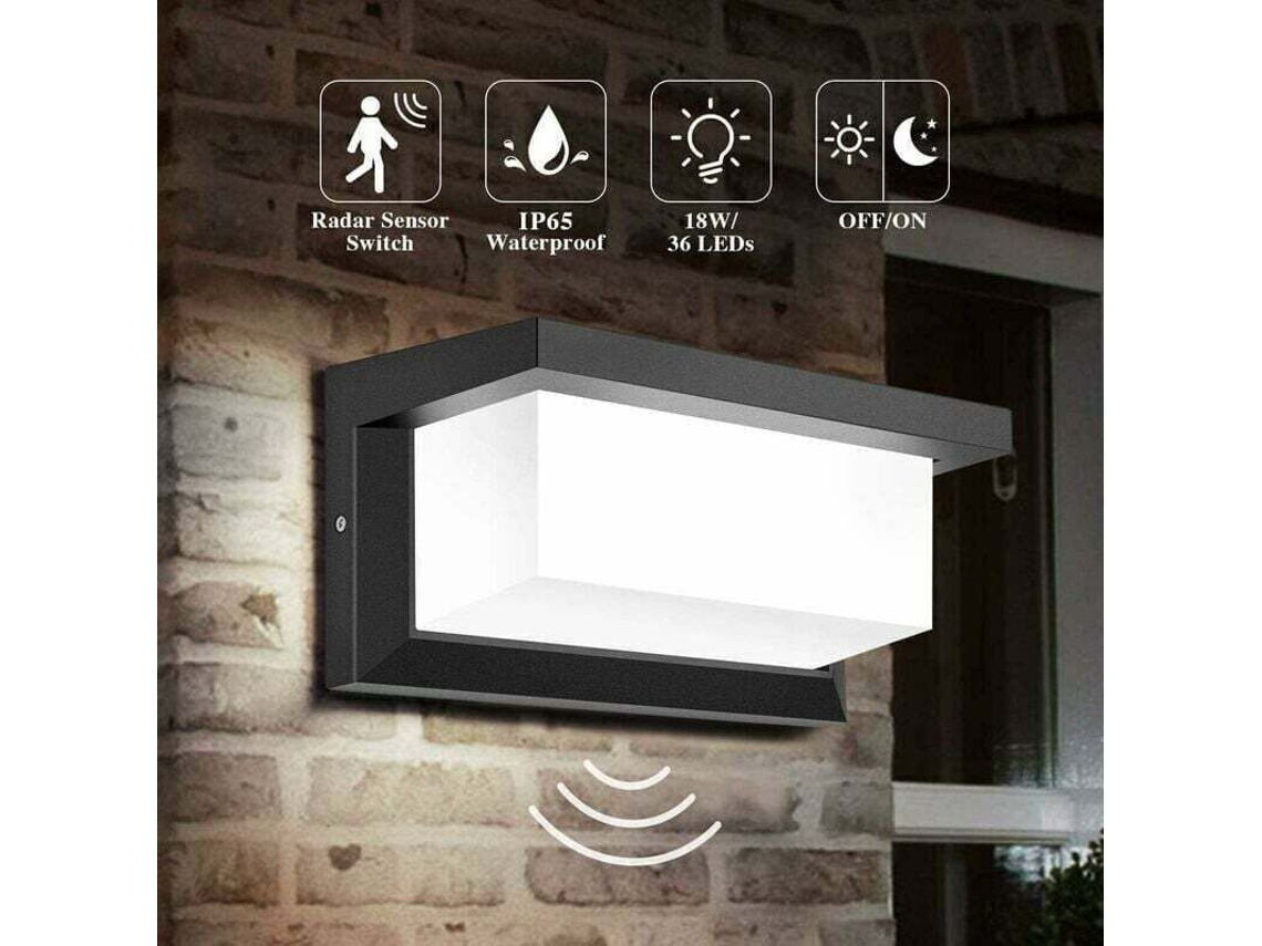 Luminária de Parede Externa de Led com Sensor de Movimento, 18w, À Pro OEM