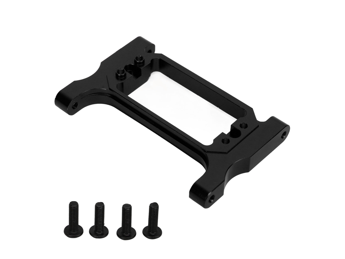 Mali suporte Frontal de Chassi em Liga de Alumínio para Carro de Escalada Traxxas 1/10 Rc Preto