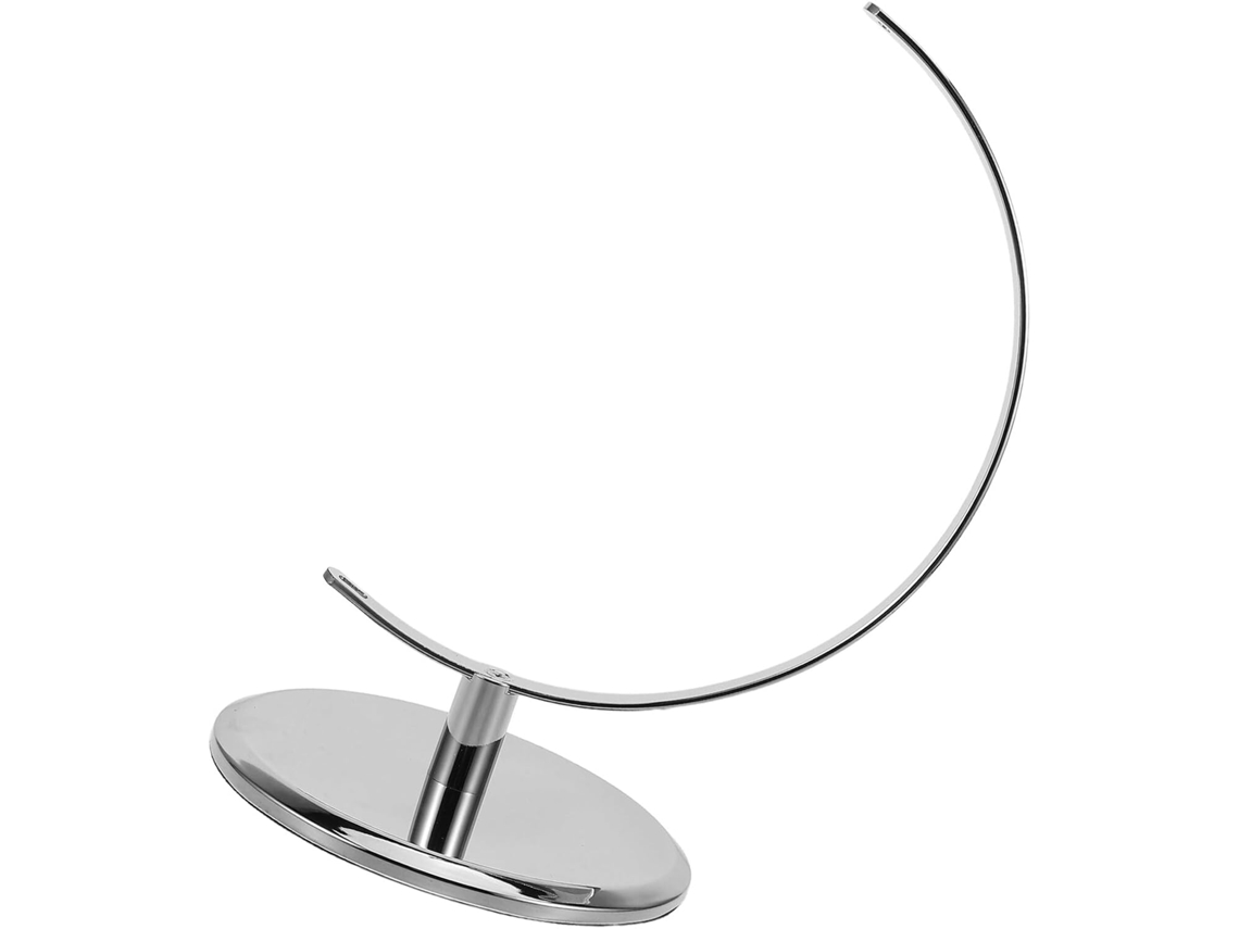 Base De Globo Metálico De 25 Cm, Suporte De Mesa Compacto E Resistente