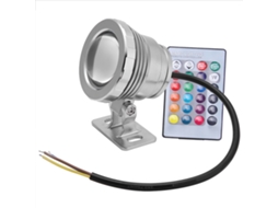 2026 luz Subaquática Led Rgb Impermeável Multicolor para Jardim Exterior Foco Ac/dc 12v (prateado)