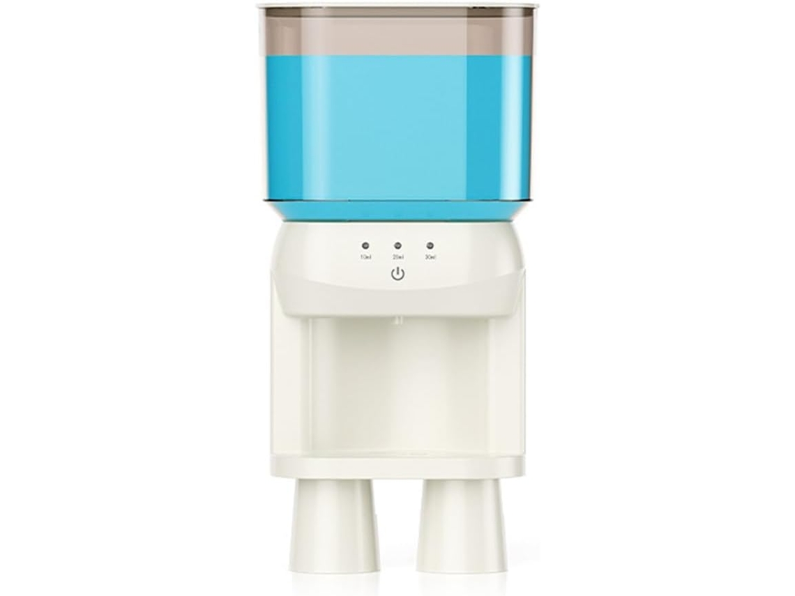 Dispensador Automático Para Banheiro, Níveis Ajustáveis, Recarregável, 2 Copos Magnéticos, Montagem Gokoco