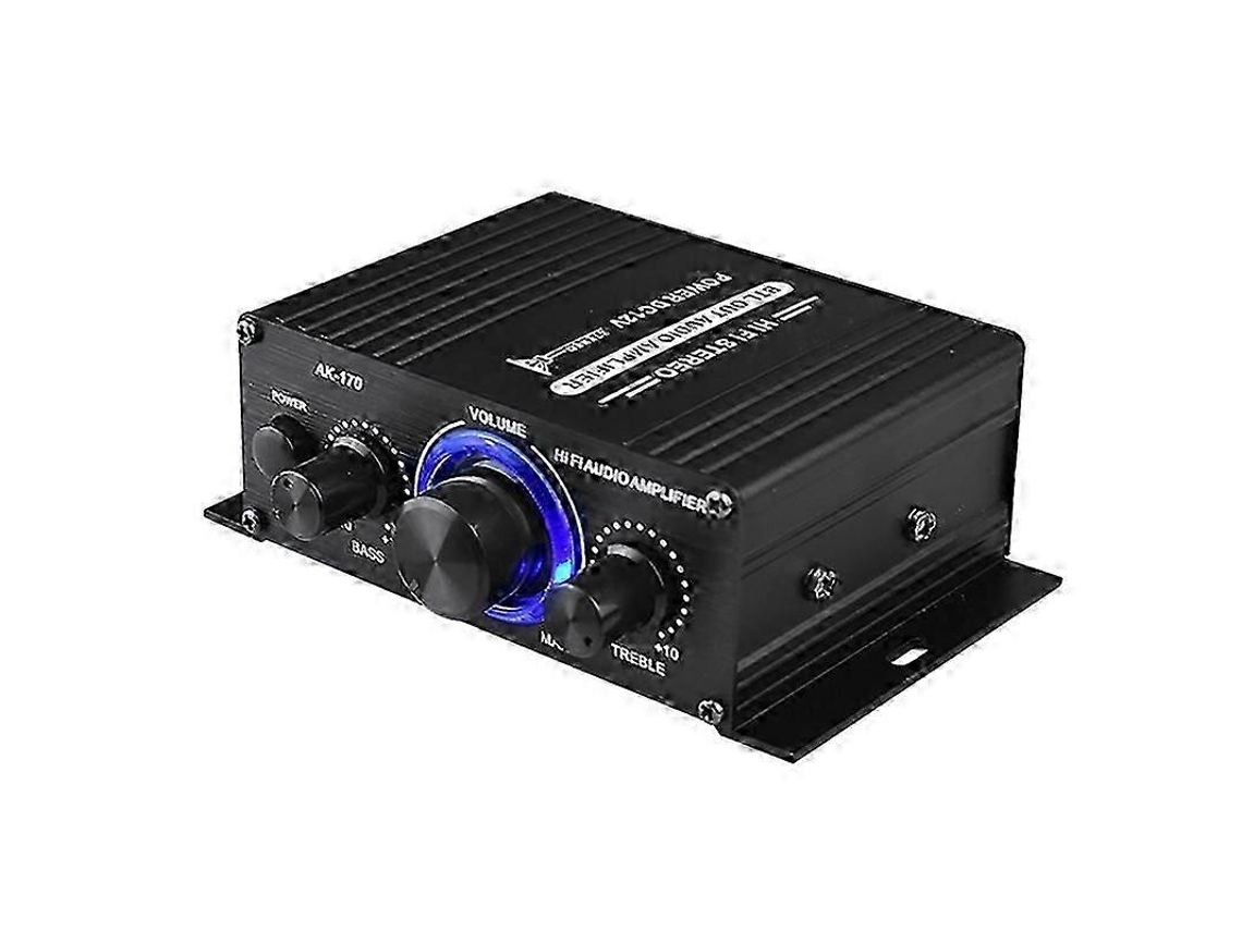 Amplificador De Áudio Ak-170, Amplificador De Áudio Estéreo Hifi Sem Fio 200w+200w Com Entrada Rca.
