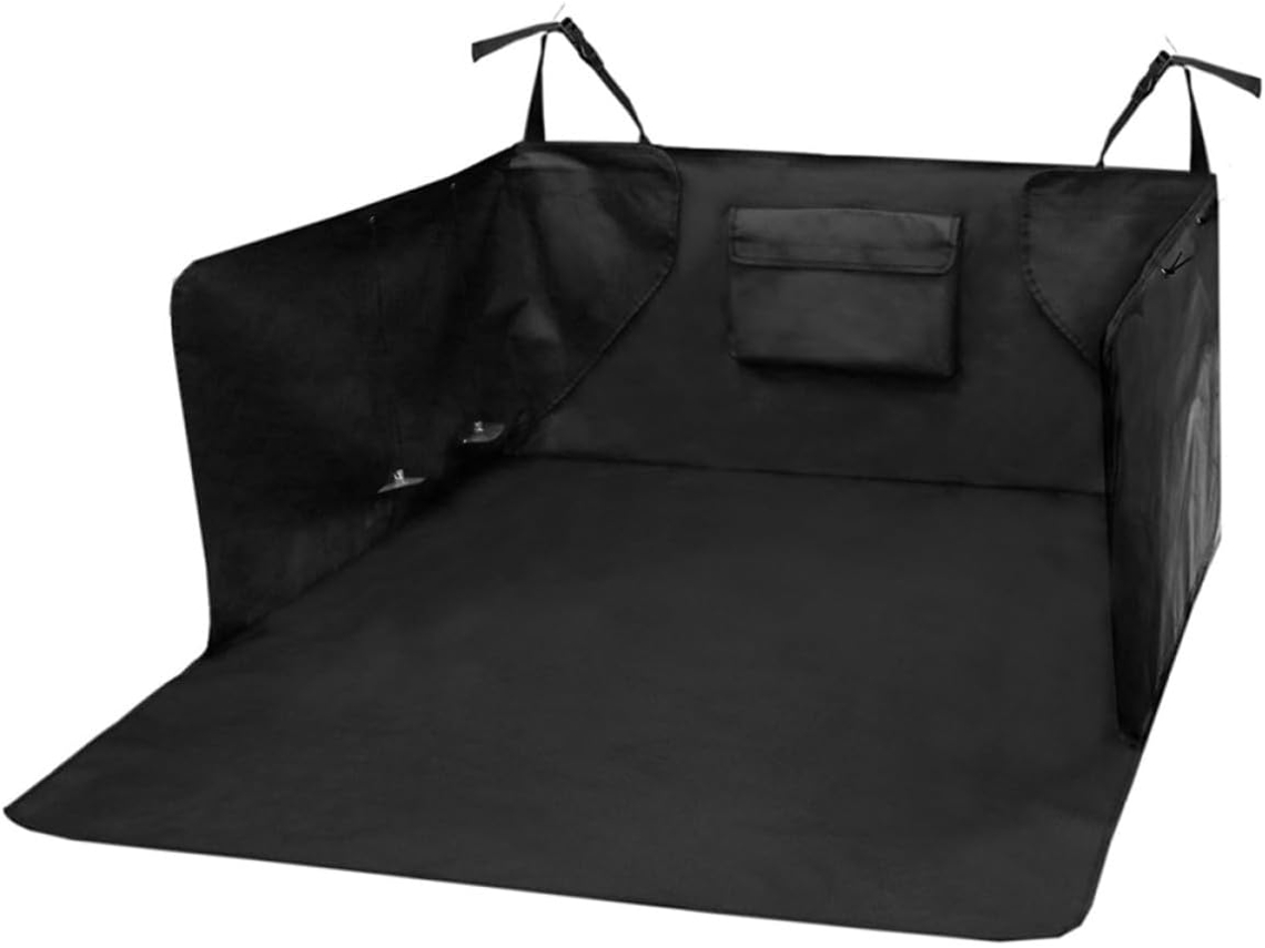 Tapete Preto Para Porta-malas De Carro Em Tecido Resistente Antiderrapante.