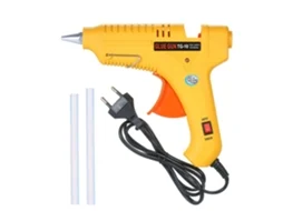 Pistola de Cola Quente 60W/100W Potência Ajustável Máquina de Cola Quente Multifuncional Industrial Doméstica Faça Você Mesmo Pistola Amarelo