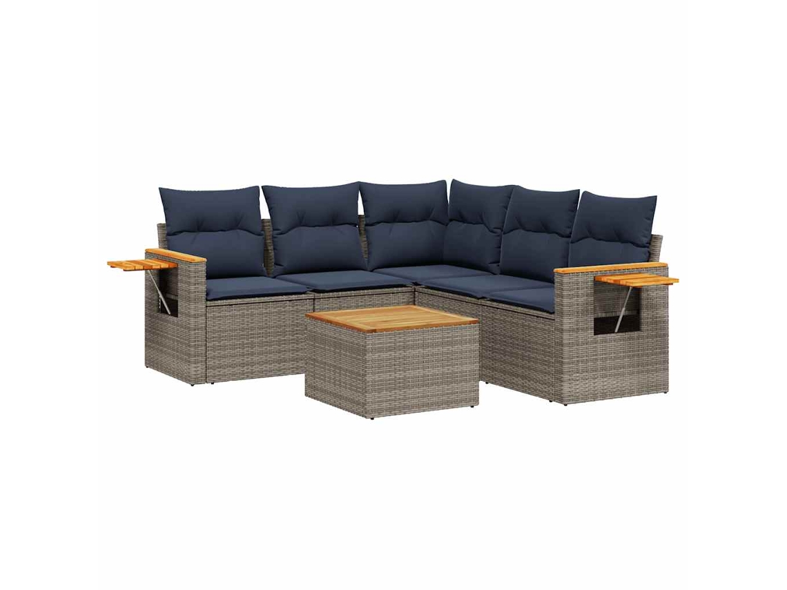 Garden Sofa Set, Garden Sofa Sets Vidaxl Cinzeto Rattan / Vime (n/a)