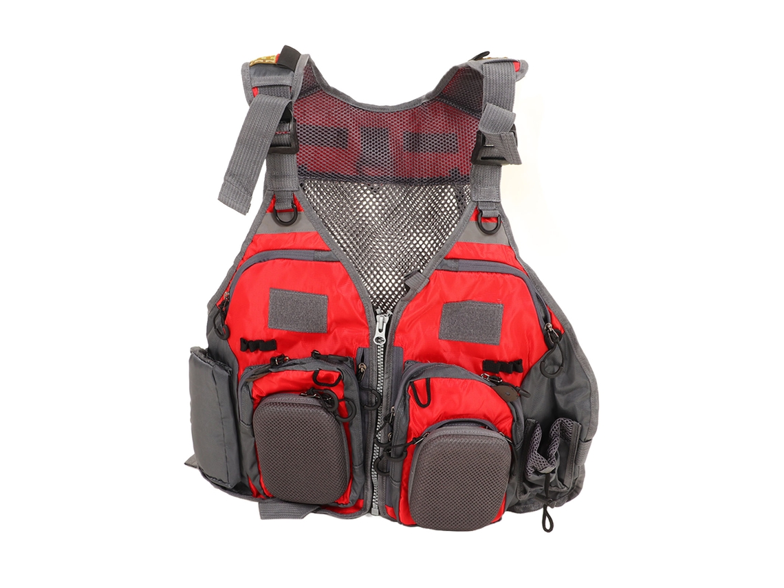 Colete de Pesca Fly Mesh Vermelha | S/MARCA