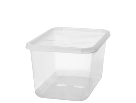Caixa de Armazenamento SMARTSTORE Basic L 44 Litros Transparente