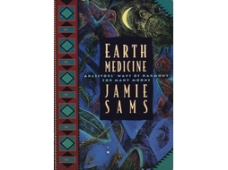 Livro Earth Medicine de Jamie Sams (Inglês)