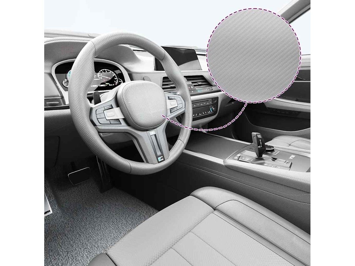 Vidaxl Películas Para Carro 2 Pcs 100x150 Cm + 50x150 Cm Prateado 4d
