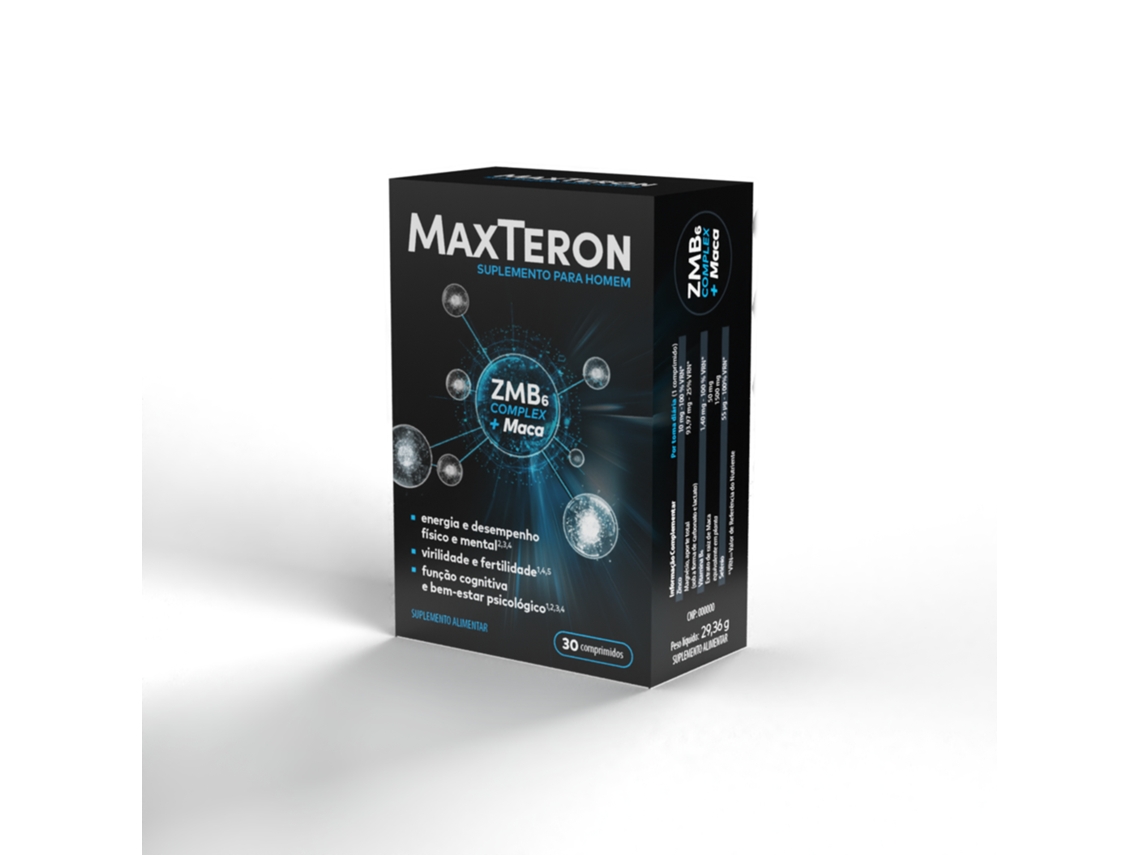 Maxteron - Pílulas de Energia e Desempenho para Homens