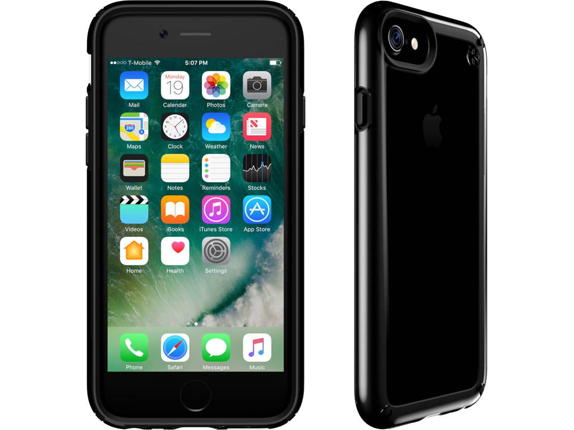 Capa SPECK iPhone 7 Presidio Show Preto Transparente