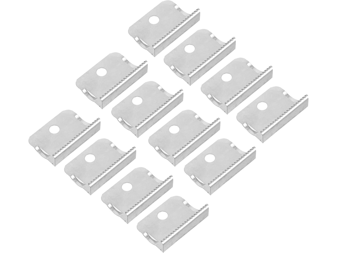 Cortador de fita adesiva Villcase, 12 peças, para mesa, lâmina serrilhada em aço inoxidável, base resistente.