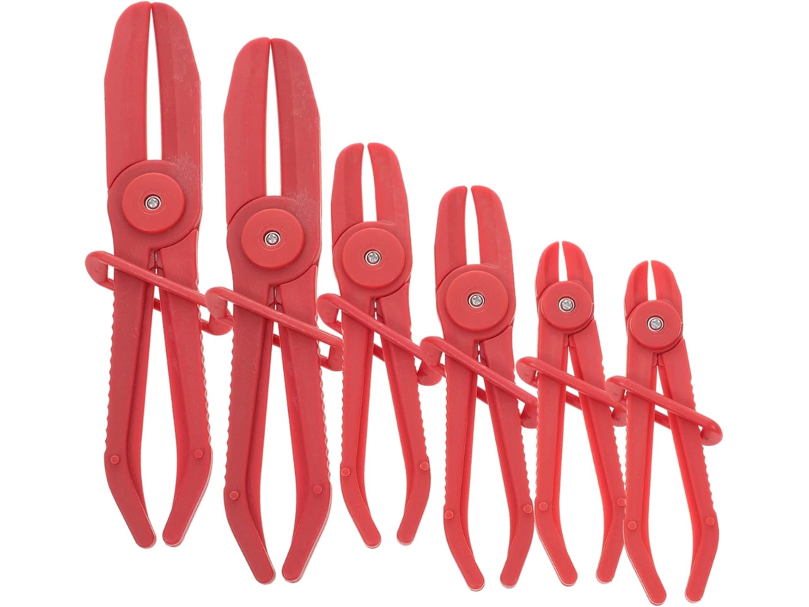 Conjunto de 6 Alicates Topbathy para Abraçadeiras de Mangueira, Reparo Automotivo