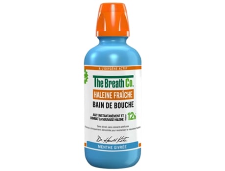 O enxaguatório bucal THE BREATH CO Mint Frosted 500 Ml